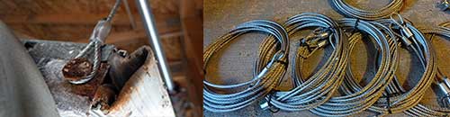 Garage door cable